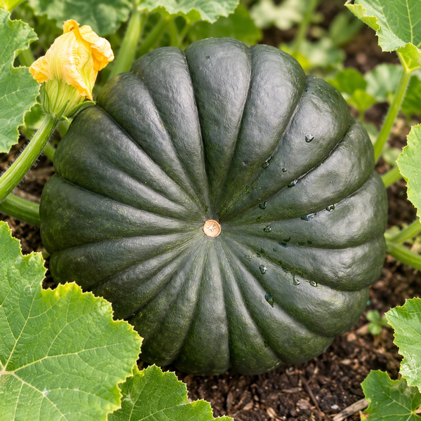 🇧🇩 Deep Green Skin Sweet Pumpkin Seeds | Large 5–8kg Fruits | Long-Storing UK Variety দেশী মিষ্টি কুমড়া