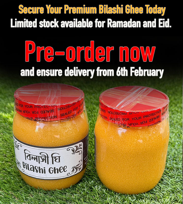 Bilashi Cow Ghee – 100% Pure, Rich & Aromatic, Authentic Bangladeshi Taste