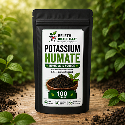 Humic & Fulvic Acid - Potassium Humate Flakes Powder – Natural Soil Conditioner & Root Support