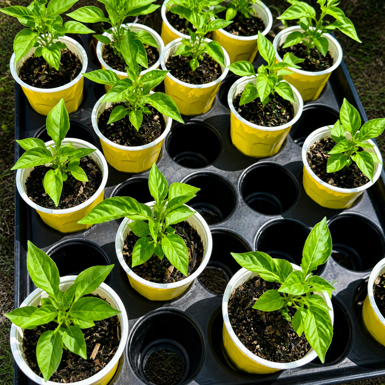 Aribibi Gusano Caterpillar Ghee Naga Chilli Seedlings  (ভাইরাল ঘি-নাগা মরিচ চারা)