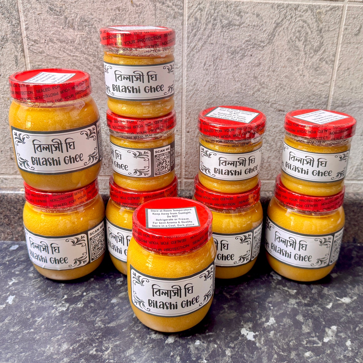 Bilashi Pure Cow Ghee – 100% Pure, Rich & Aromatic, Authentic Bangladeshi Taste