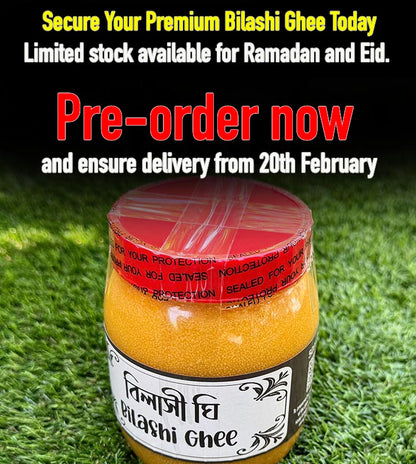 Bilashi Cow Ghee – 100% Pure, Rich & Aromatic, Authentic Bangladeshi Taste