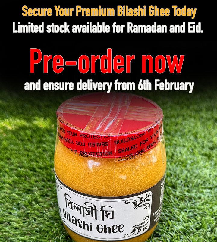 Bilashi Cow Ghee – 100% Pure, Rich & Aromatic, Authentic Bangladeshi Taste