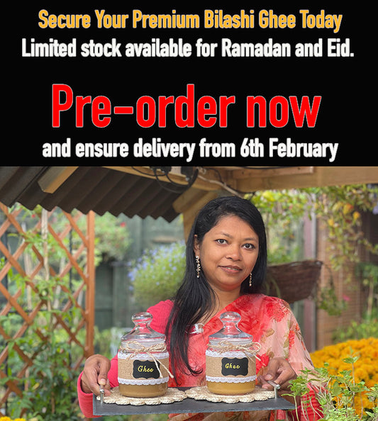 Bilashi Cow Ghee – 100% Pure, Rich & Aromatic, Authentic Bangladeshi Taste