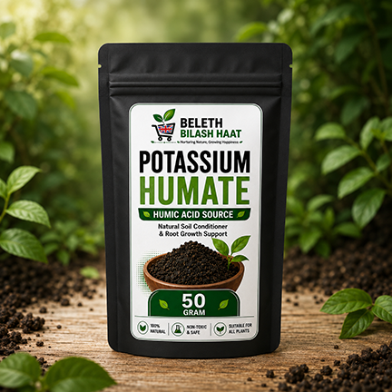 Humic & Fulvic Acid - Potassium Humate Flakes Powder – Natural Soil Conditioner & Root Support
