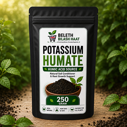 Humic & Fulvic Acid - Potassium Humate Flakes Powder – Natural Soil Conditioner & Root Support