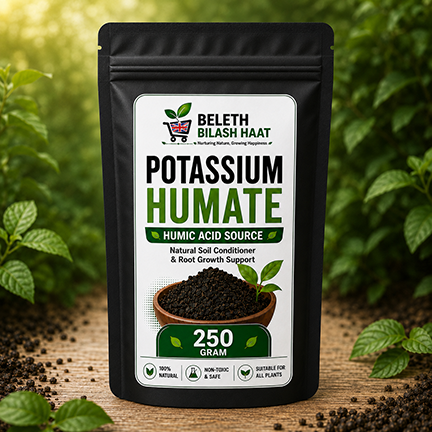 Humic & Fulvic Acid - Potassium Humate Flakes Powder – Natural Soil Conditioner & Root Support